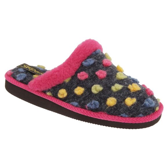 Sleepers Womens/Ladies Donna Indoor House Fleece Mule Slippers /Scuffs Szs 5-11 - Picture 1 of 2
